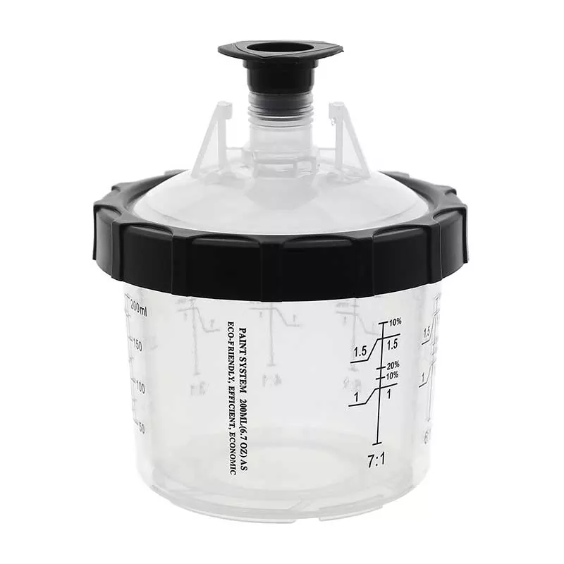 200ML डिस्पोजेबल पेंट कप सिस्टम 1.0 ऑटोमोटिव और औद्योगिक स्प्रे पेंटिंग दक्षता को कैसे बदलता है?
